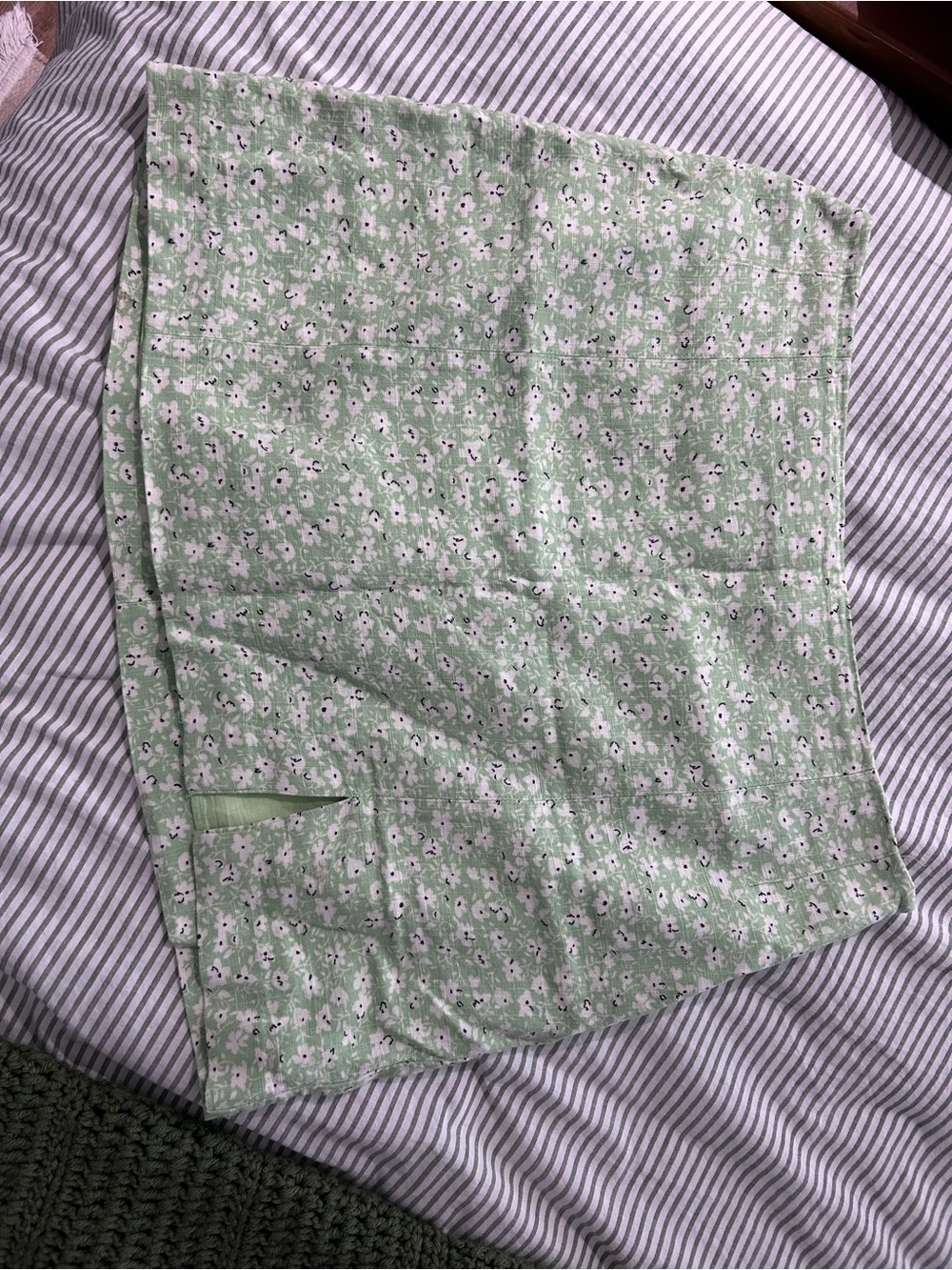 Mango Pale Green Floral Skort